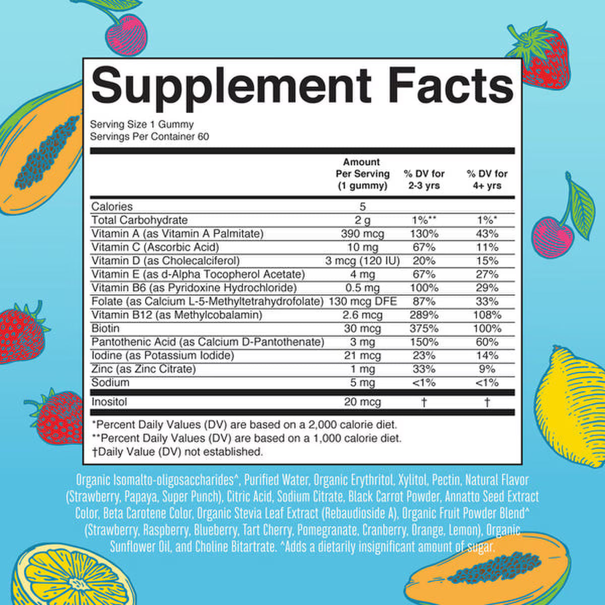 Mary Ruth's Kid's Multivitamin Gummies