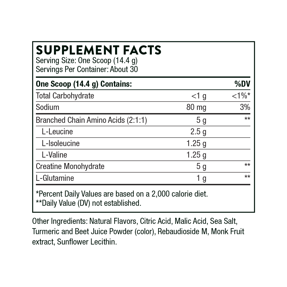 Thorne Creatine + BCAAs