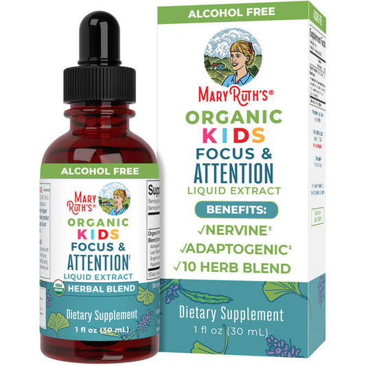 Mary Ruth's Kid's Organic Focus and Attention Liquid Drops
