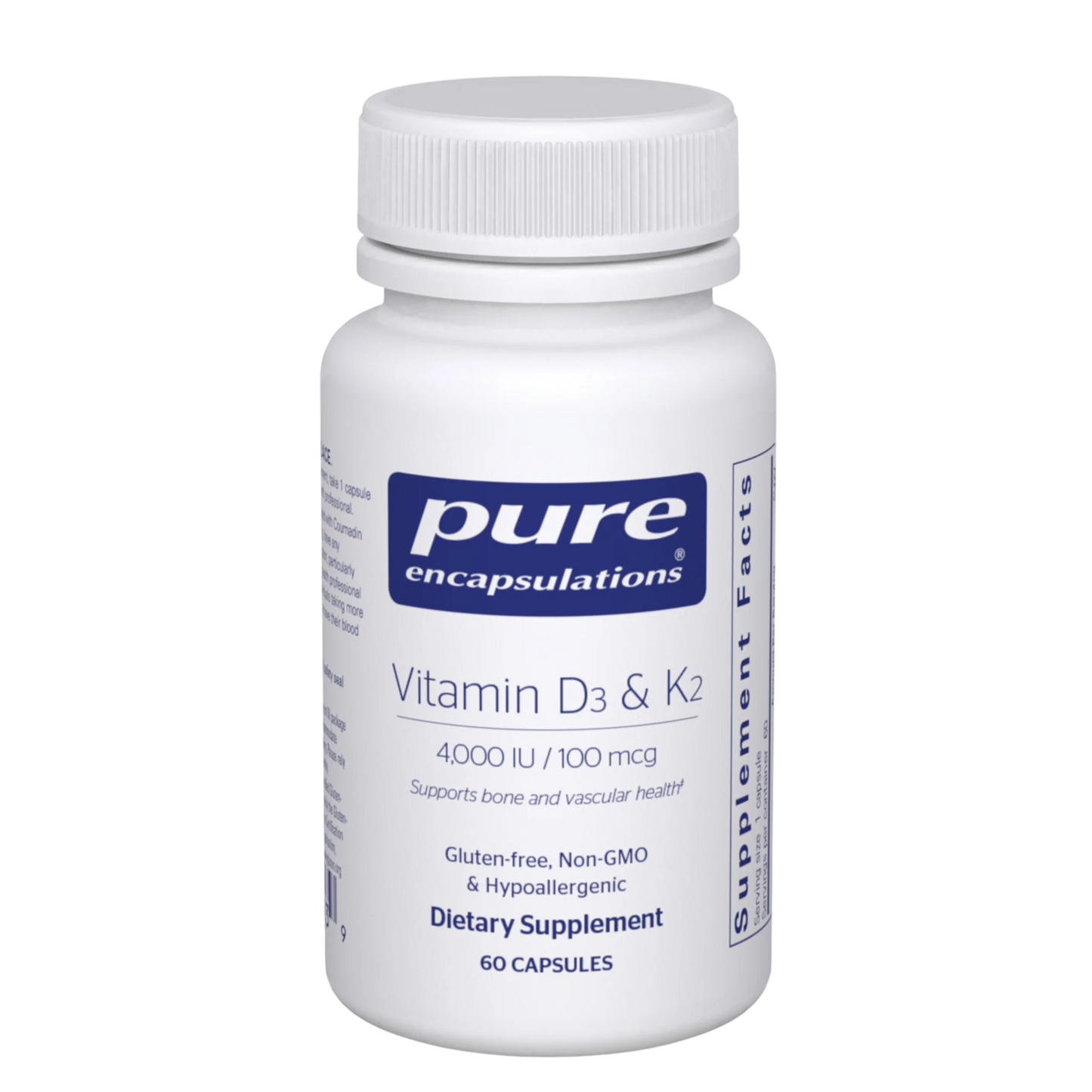 Pure Encapsulations Vitamin D3 and K2
