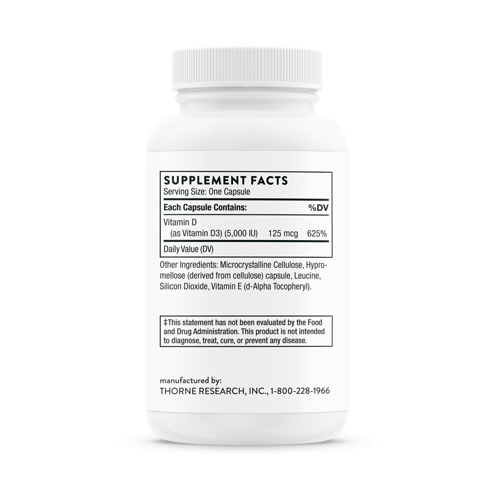 Throne Vitamin D-5,000 - NSF Certified for Sport